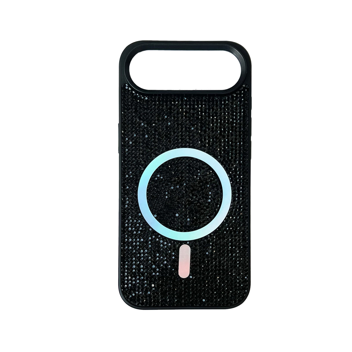 iPhone 17 Air Hoesje - Zwart - Diamant Glitter MagSafe Back Cover