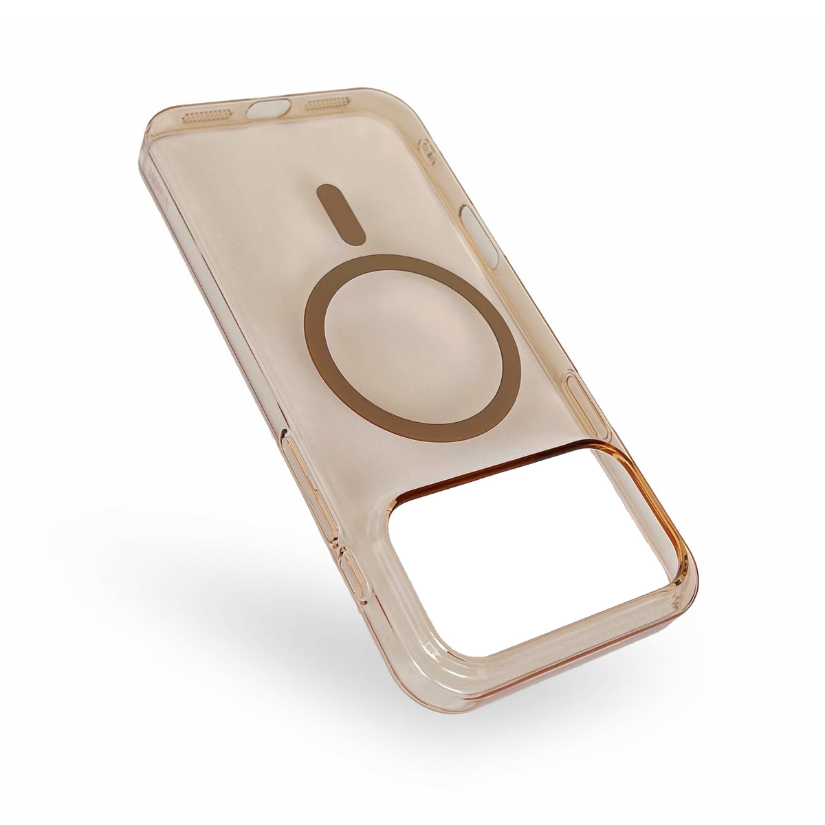 Apple iPhone 17 Pro Max Hoesje - Bruin - Minimalistic MagSafe Back Cover