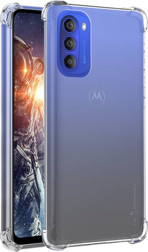 Coque Motorola Moto G51 5G - Transparente - Étui arrière hybride antichoc