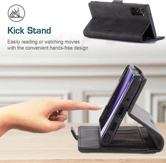 Samsung Galaxy Note20 Hoesje - Zwart - Dunne Bookcase