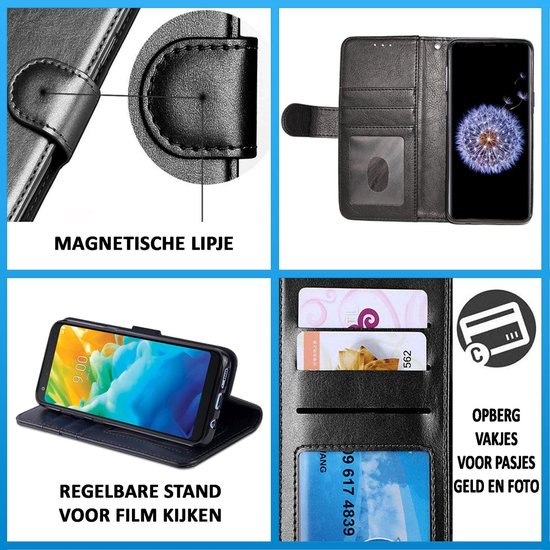Samsung Galaxy S20 Ultra Hoesje - Rosegoud - Glitter Luxe Bookcase met Rits