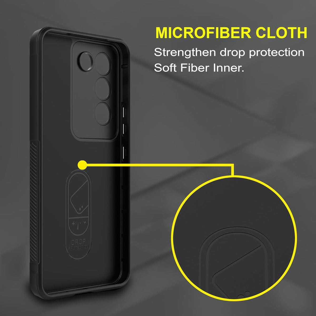 Samsung Galaxy A57 Hoesje - Zwart - Matte Siliconen Back Cover