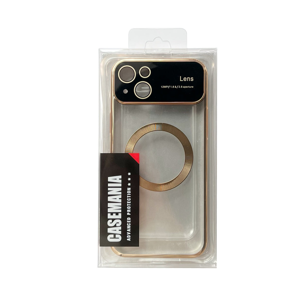 Apple iPhone 15 Case - Gold - Silicone MagSafe Back Cover with Camera Protection