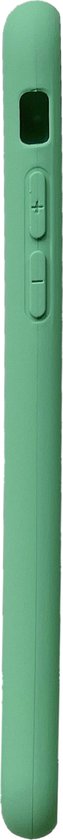 Apple iPhone SE (2022) Hoesje - Licht Groen - Siliconen Back Cover