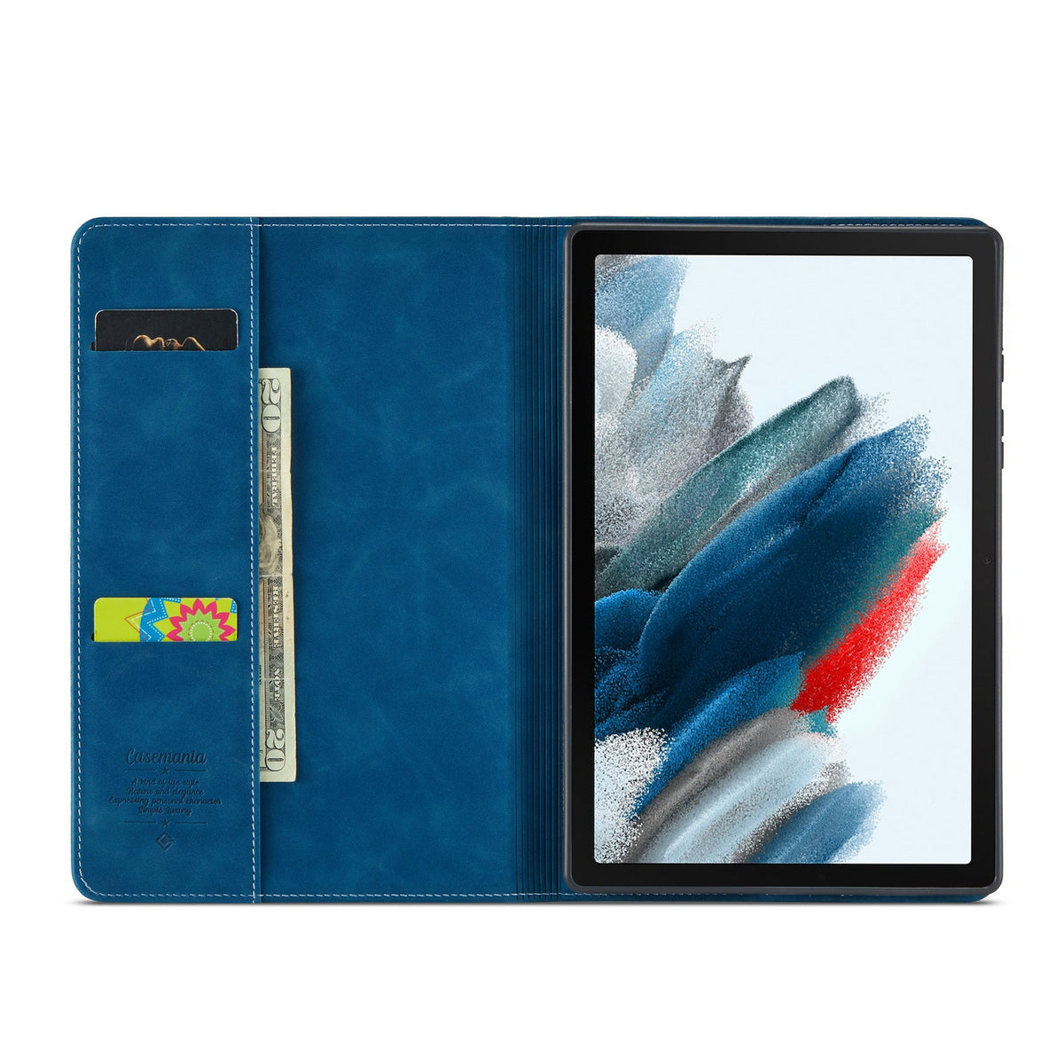 Apple iPad Pro 11 (2024) Tablethoes - Navy Blue - Draaibare Bookcase