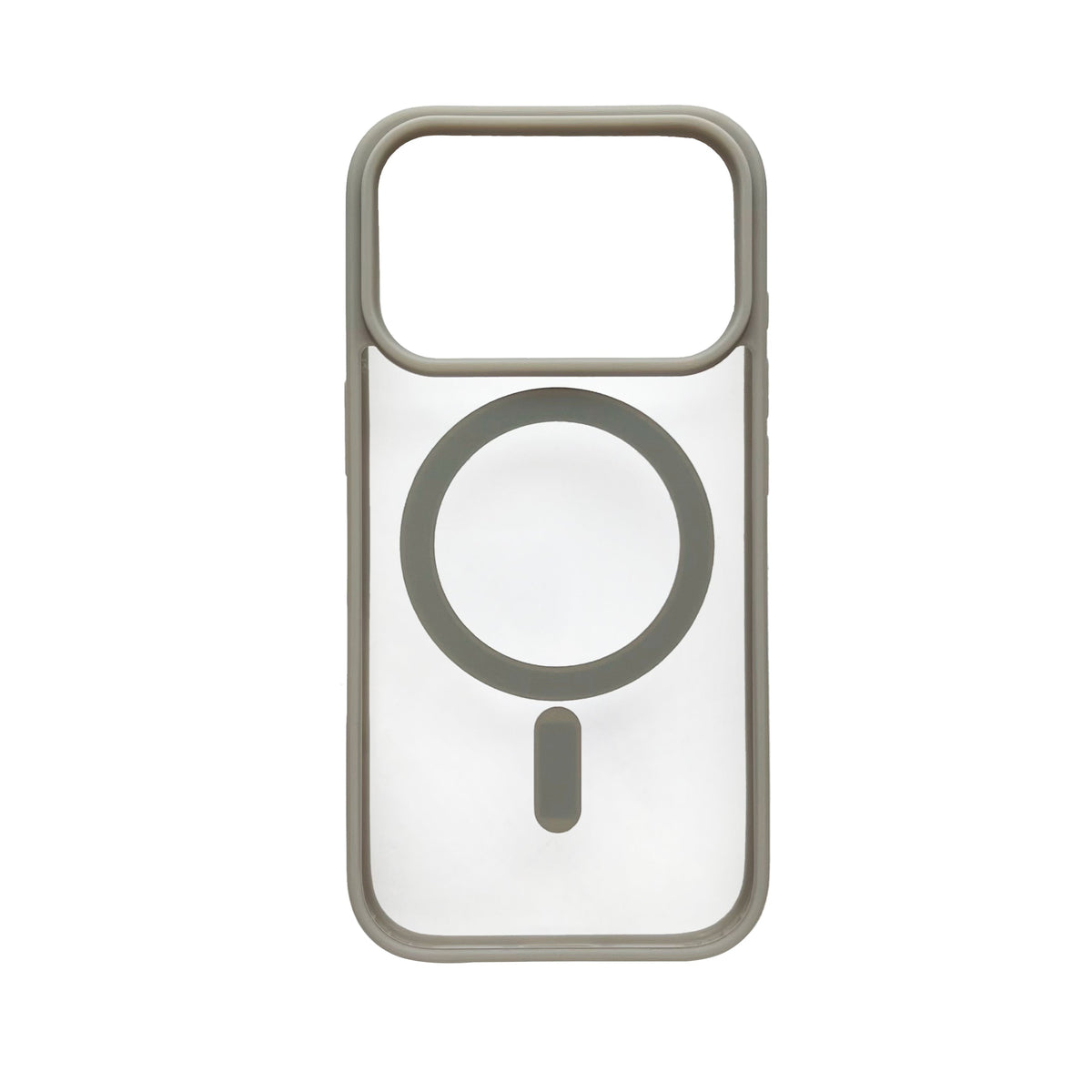 Apple iPhone 17 Pro Hülle - Grau - Bumper-MagSafe-Backcover