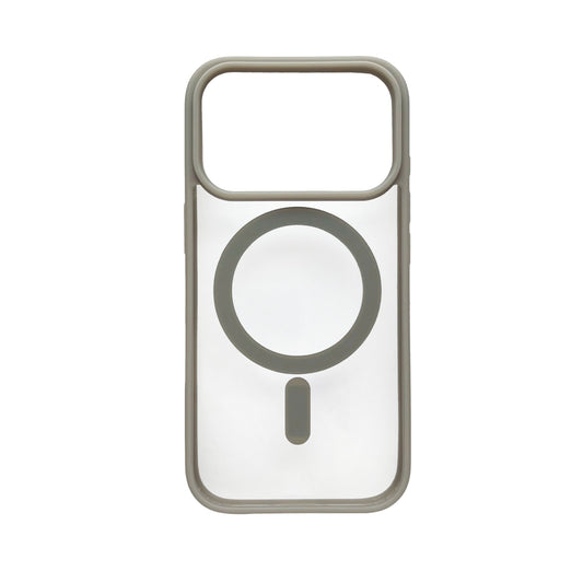 Apple iPhone 17 Pro Hülle - Grau - Bumper-MagSafe-Backcover