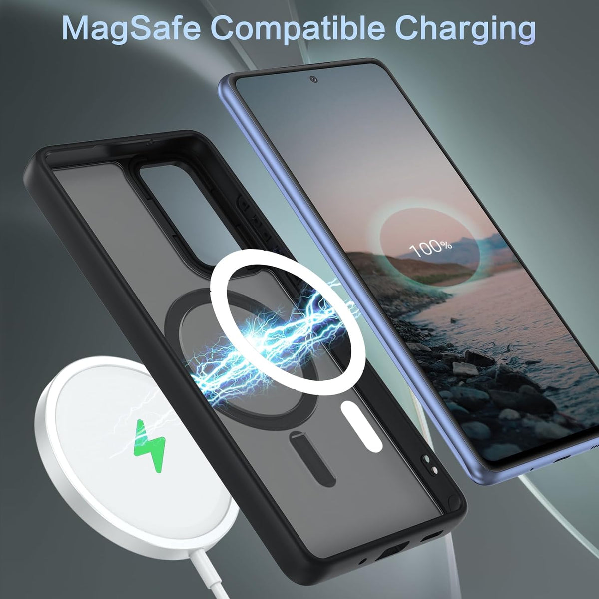 Samsung Galaxy S20 FE Hoesje - Grijs - Matte Armor MagSafe Back Cover