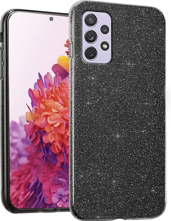 Samsung Galaxy A53 5G Case - Black - Glitter Back Cover