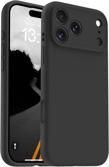 iPhone 17 Pro Hoesje - Zwart - Siliconen Back Cover
