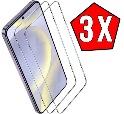 Samsung Galaxy S24 Plus Screen Protector - Full Cover - 3 Pieces