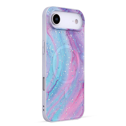 iPhone 17 Air Hoesje - Unicorn - Marmer Glitter MagSafe Back Cover