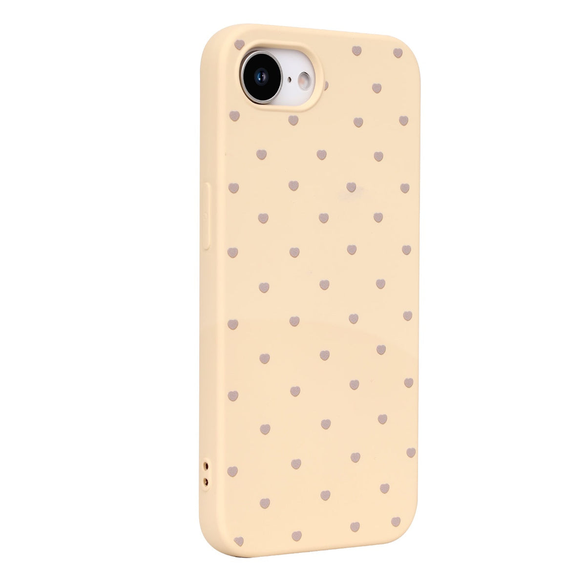 Apple iPhone 16e Case - Yellow - Hearts Back Cover