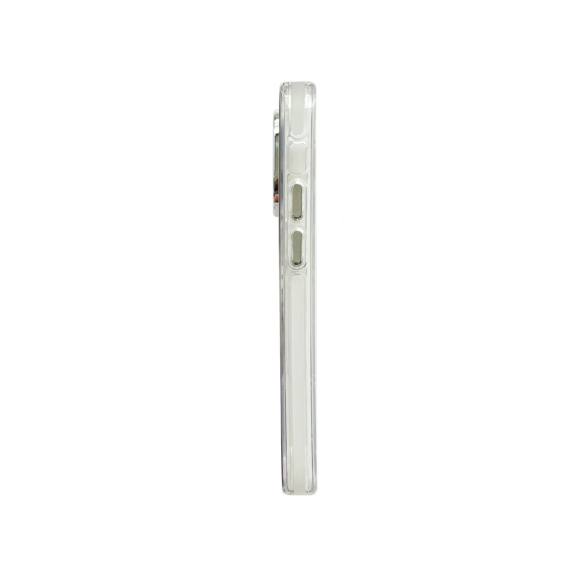 Apple iPhone 13 Case - Silver - Fusion Armor MagSafe Back Cover