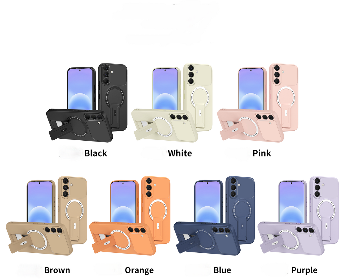 Samsung Galaxy A56 Hoesje - Donker Blauw - Siliconen MagSafe Back Cover