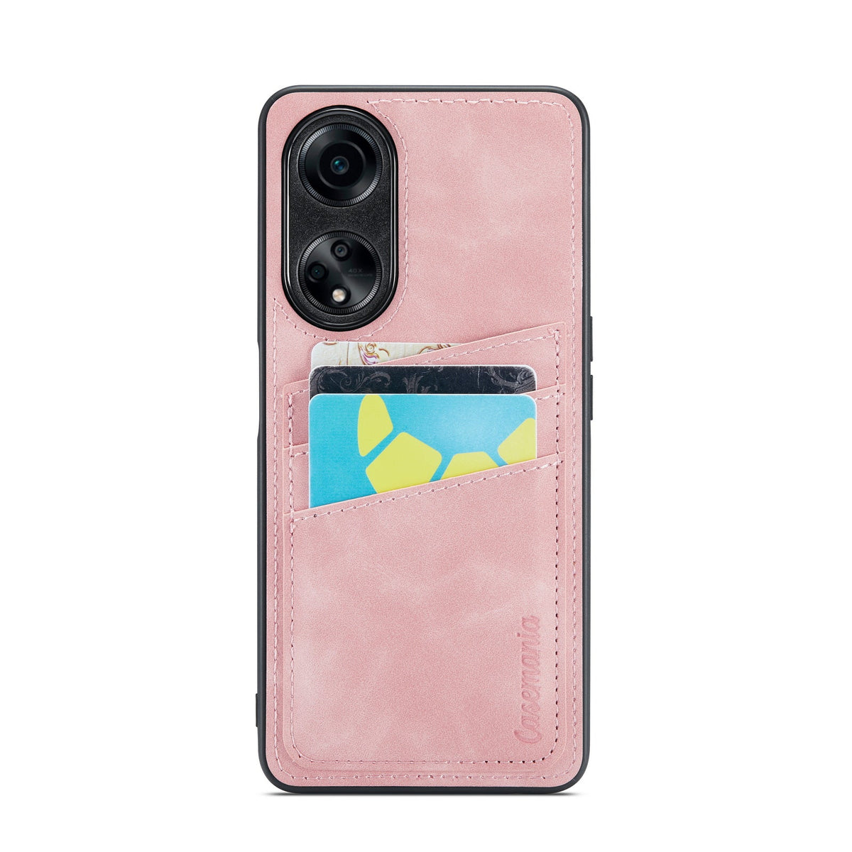 Oppo A98 Case - Pale Pink - Back Cover with Card Holder