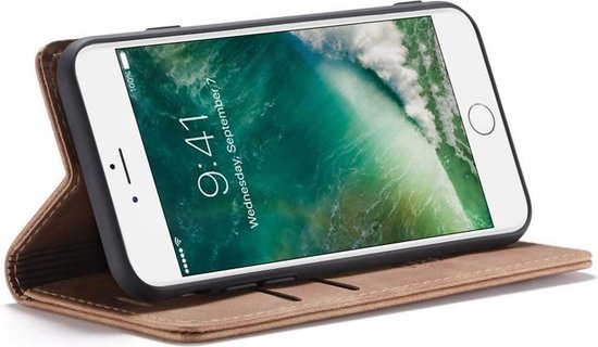 Apple iPhone 7 Case - Sienna Brown - Slim Wallet Case