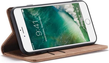 Apple iPhone 7 Case - Sienna Brown - Slim Wallet Case