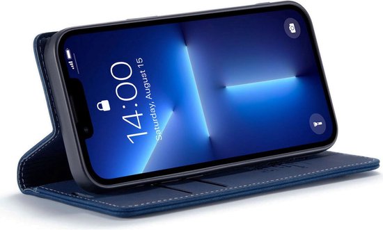 Apple iPhone 13 Pro Case - Navy Blue - Slim Wallet Case