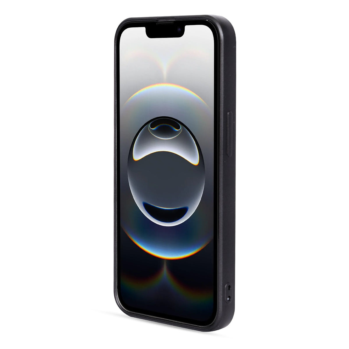 Apple iPhone 16e Hoesje - Zwart - Marmer Diamant Glitter Back Cover