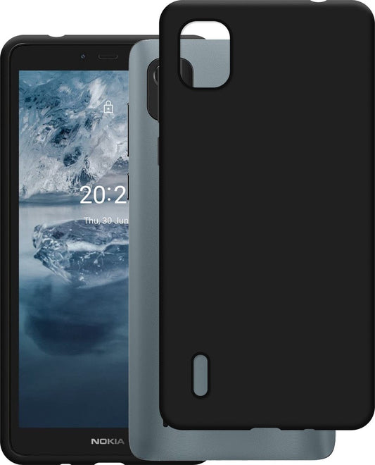Nokia C2 2nd Edition Case - Black - Silicone Back Cover
