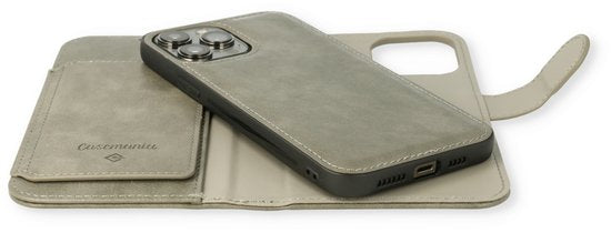 Apple iPhone 11 Hoesje - Grijs - 2 in 1 Bookcase met 10 Kaart Vakken