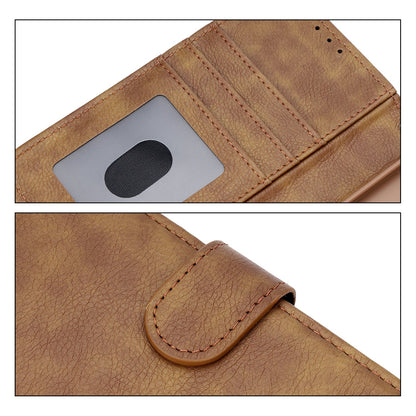 Samsung Galaxy A57 Hoesje - Bruin - Luxe Kunstlederen Portemonnee Bookcase