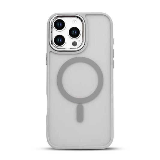 Apple iPhone 16 Pro Max Hülle - Grau - Mattes Armor-MagSafe-Backcover
