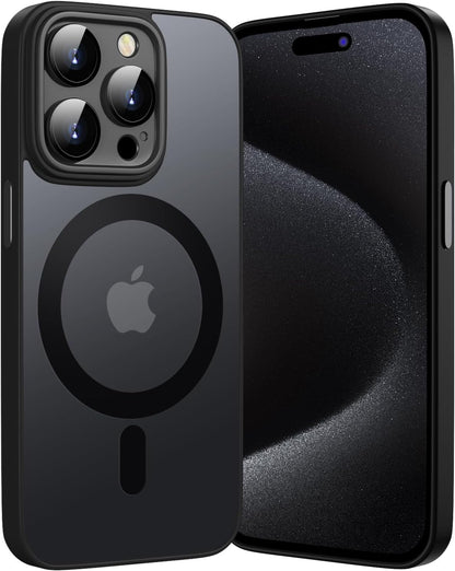 iPhone 12 Pro Hoesje - Zwart - Matte Armor MagSafe Back Cover