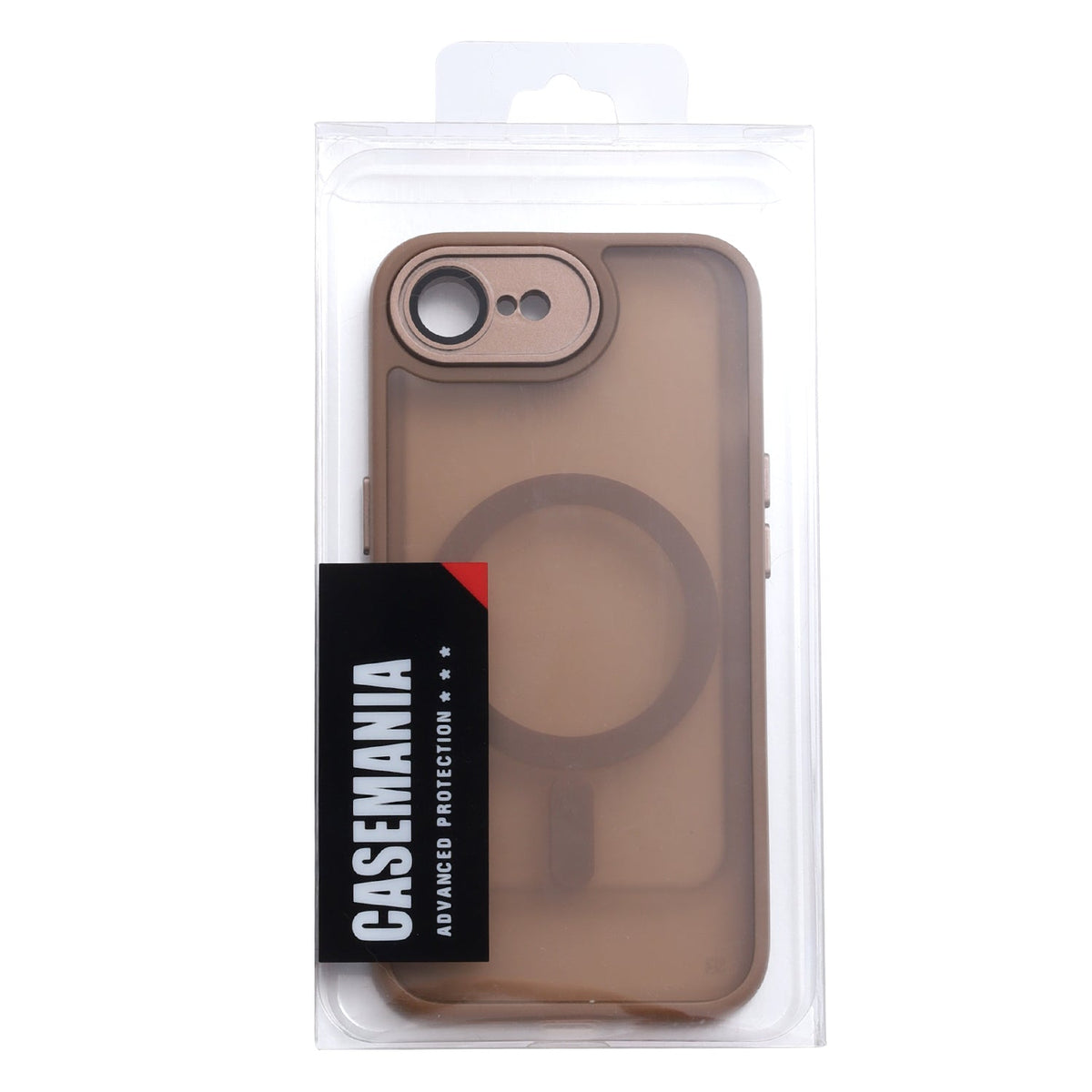 Apple iPhone 17e Hülle - Braun - Mattes Armor-MagSafe-Backcover