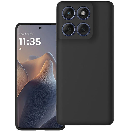 Motorola Moto G77 Hoesje - Zwart - Siliconen Back Cover
