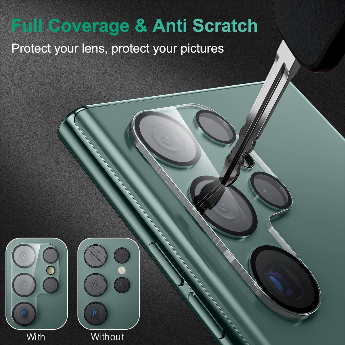Samsung Galaxy S23 Ultra Camera Shield - 1 Stuk