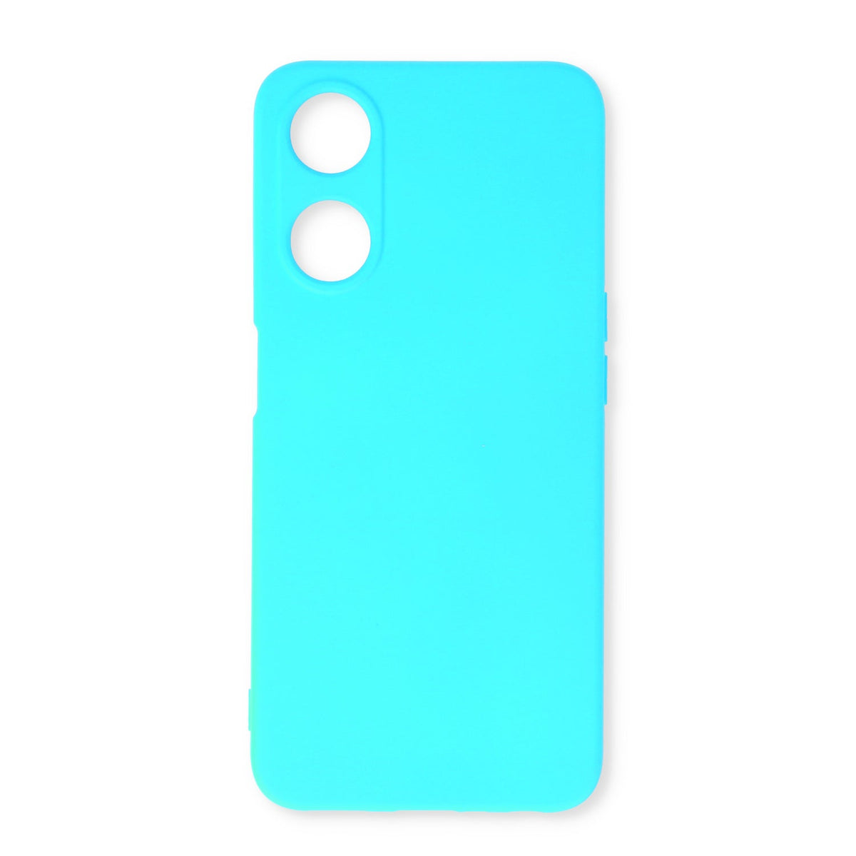 Oppo A58 Case - Turquoise - Silicone Back Cover with Strap