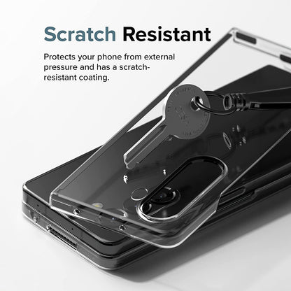 Samsung Galaxy Z Fold 5 Hoesje - Transparant - Siliconen Back Cover