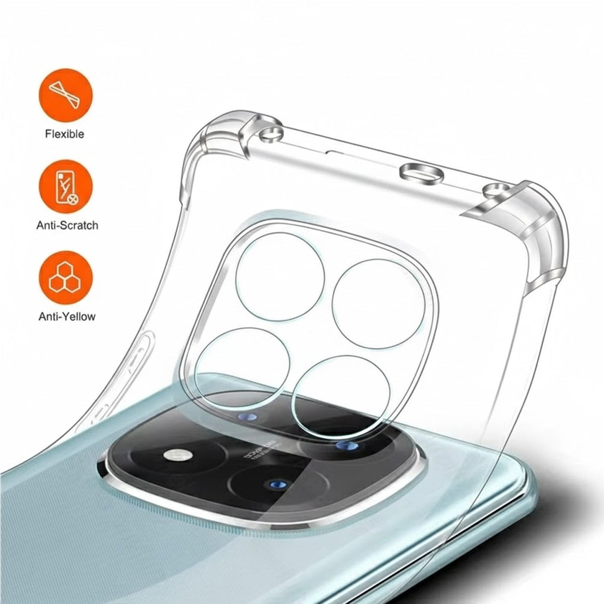 Xiaomi Redmi Note 15 5G Hoesje - Transparant - Anti-Shock Back Cover