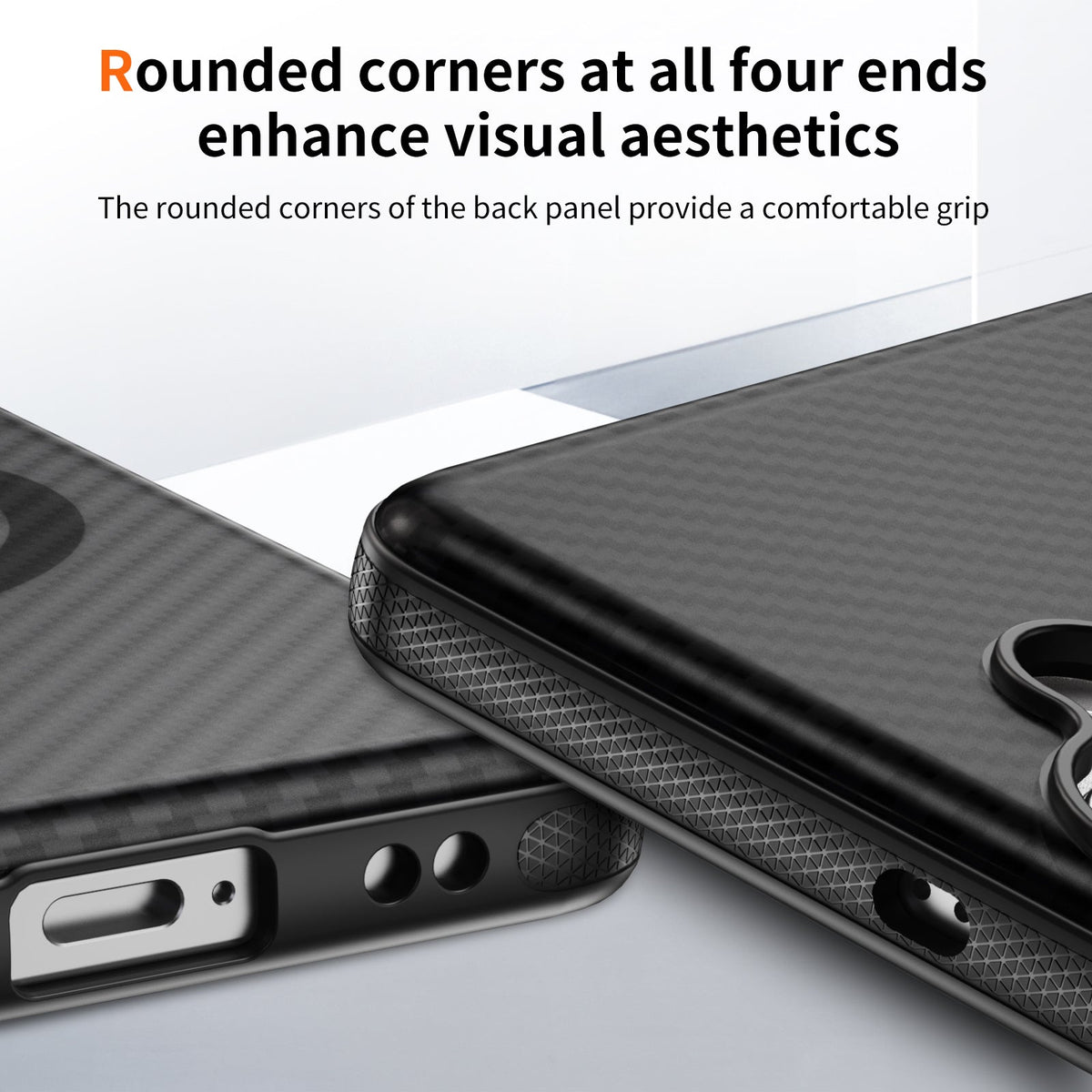 Samsung Galaxy S26 Plus Hoesje - Zwart - Carbon MagSafe Back Cover
