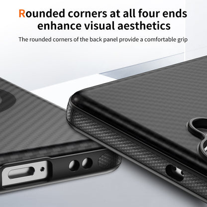 Samsung Galaxy S26 Plus Hoesje - Zwart - Carbon MagSafe Back Cover