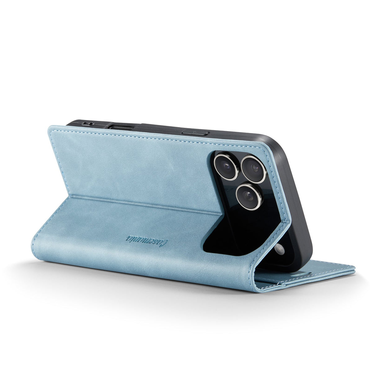 Apple iPhone 17 Pro Max Case - Aqua Blue - Luxury Thin Wallet Case