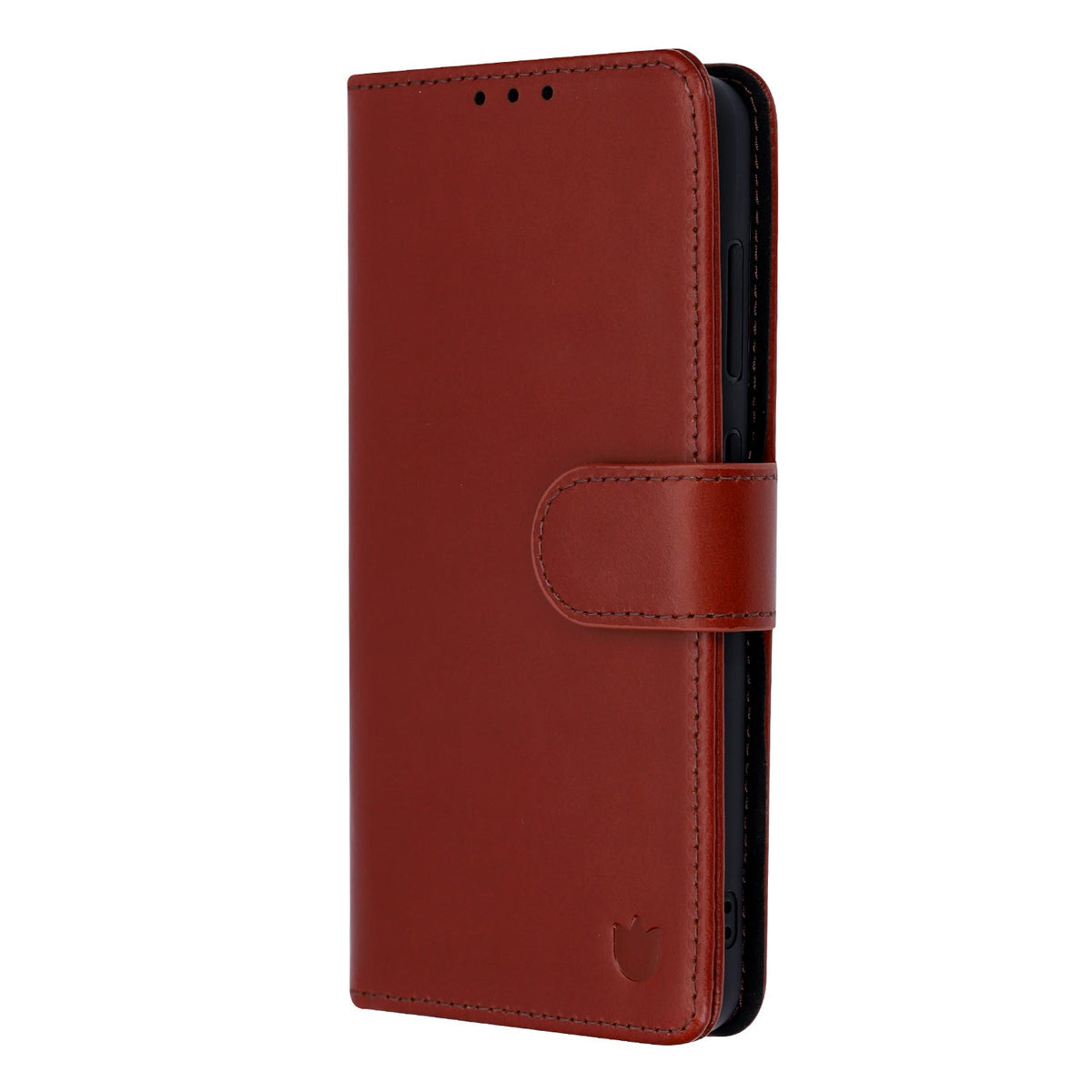 Samsung Galaxy A57 Hoesje - Chestnut Brown - Echt Leren 2 in 1 MagSafe Bookcase