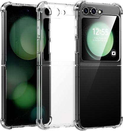 Samsung Galaxy Z Flip 6 Hoesje - Transparant - Anti-Shock Back Cover