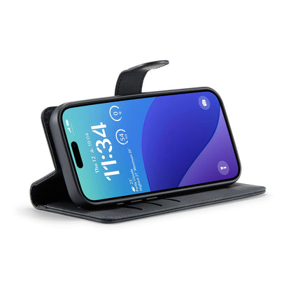 Apple iPhone 16 Pro Hülle - Charcoal Gray - 2-in-1 Klapphülle mit Kartenfach