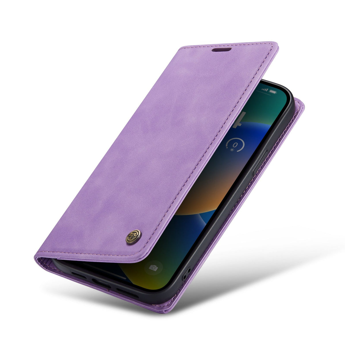 Apple iPhone 18 Pro Hoesje - Bright Lila - Dunne Bookcase