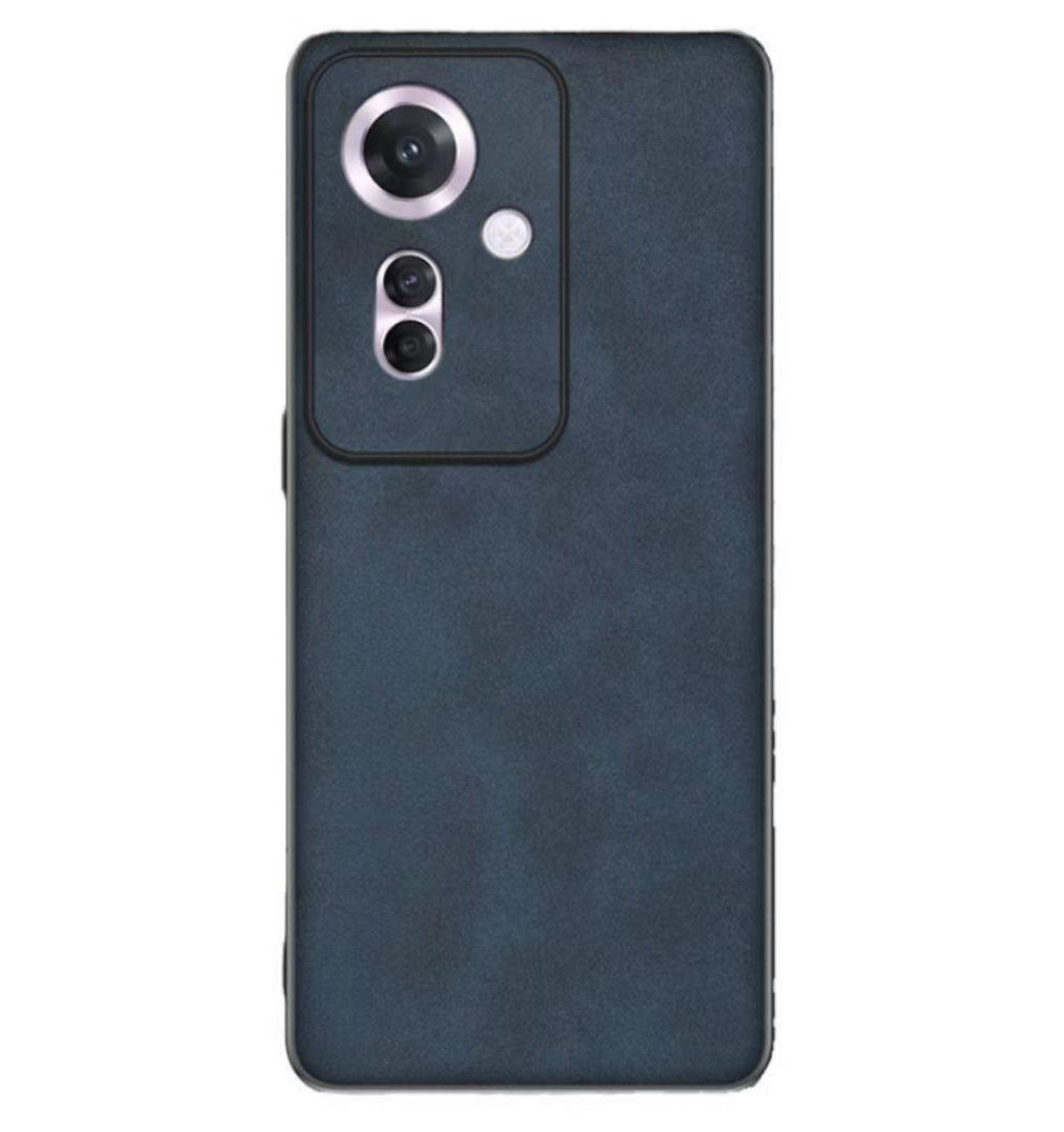 Oppo Reno 11F Hoesje - Blauw - Anti-Slip Back Cover