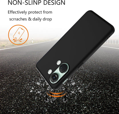 OnePlus Nord 3 Hoesje - Zwart - Siliconen Back Cover