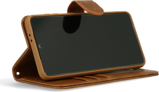 Motorola Moto G52 Hoesje - Bruin - Bookcase