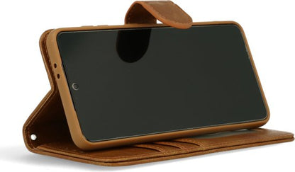 Motorola Moto G52 Hoesje - Bruin - Bookcase