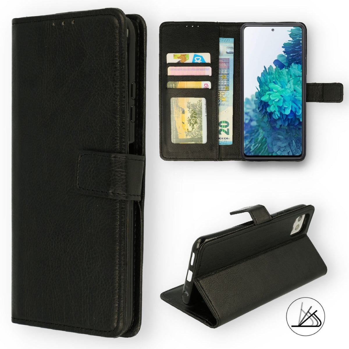 Oppo A31 Hoesje - Zwart - Bookcase