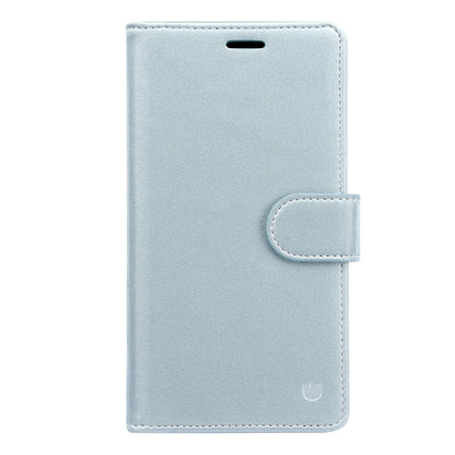 Apple iPhone 17 Hoesje - Baby Blue - 2 in 1 Velvet Bookcase