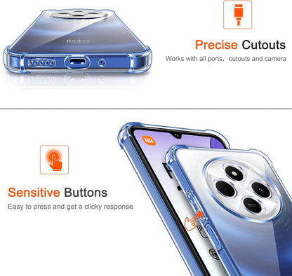 Xiaomi Redmi A4 Hoesje - Transparant - Anti-Shock Back Cover