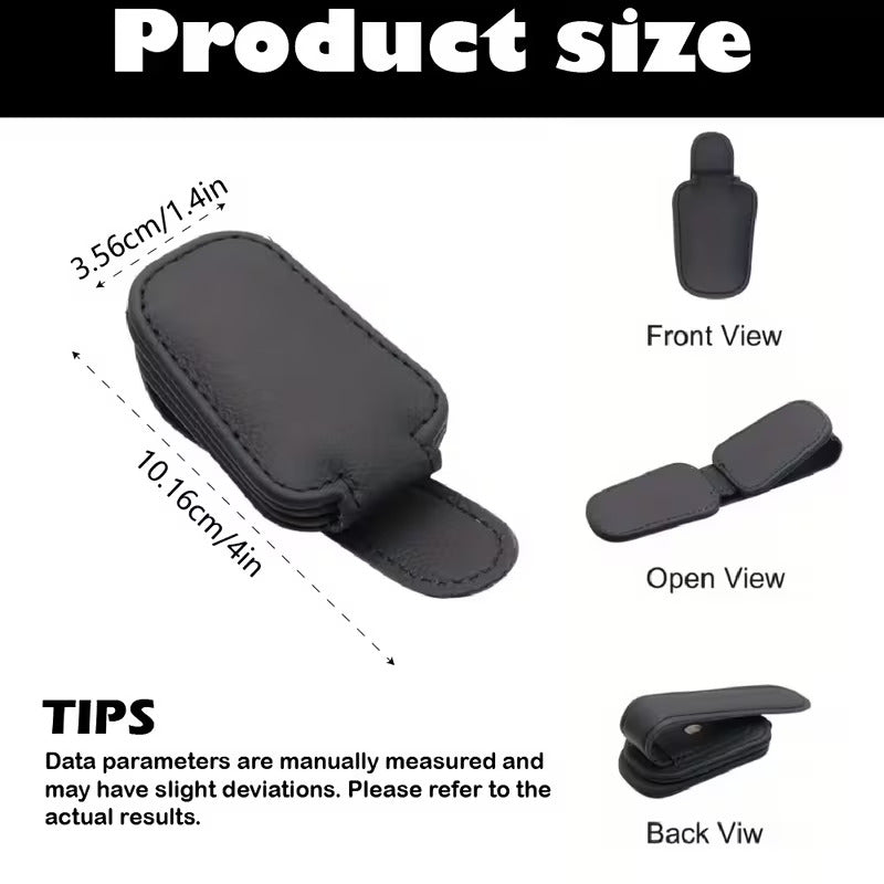 Casemania Car Sunglasses Holder 2 Pieces - Beige